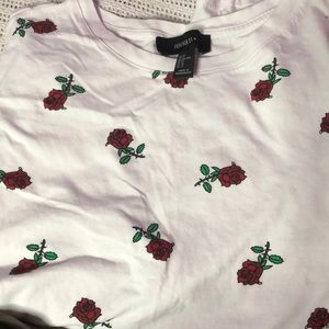 Rose patterned Forever 21 top